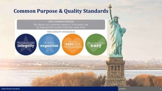 Liberty Mutual Insurance
Common Purpose & Quality Standards
2/7/2017 1
 