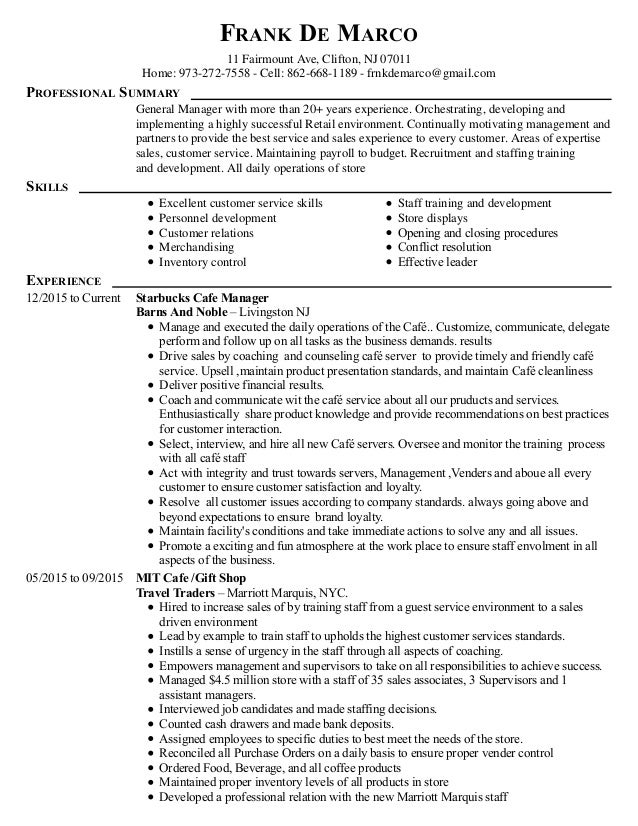 Copy Of Frank De Marco Resume 1 1 Copy Of Frank De Marco Resume 1 1