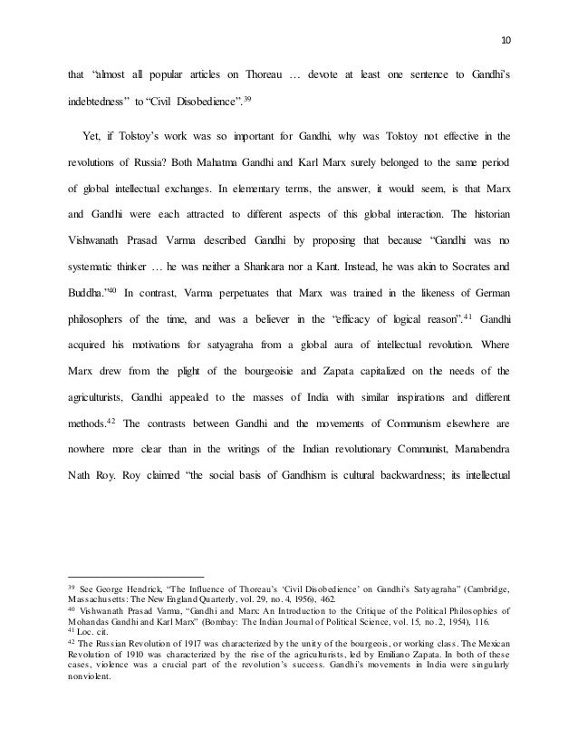 Non violence essay