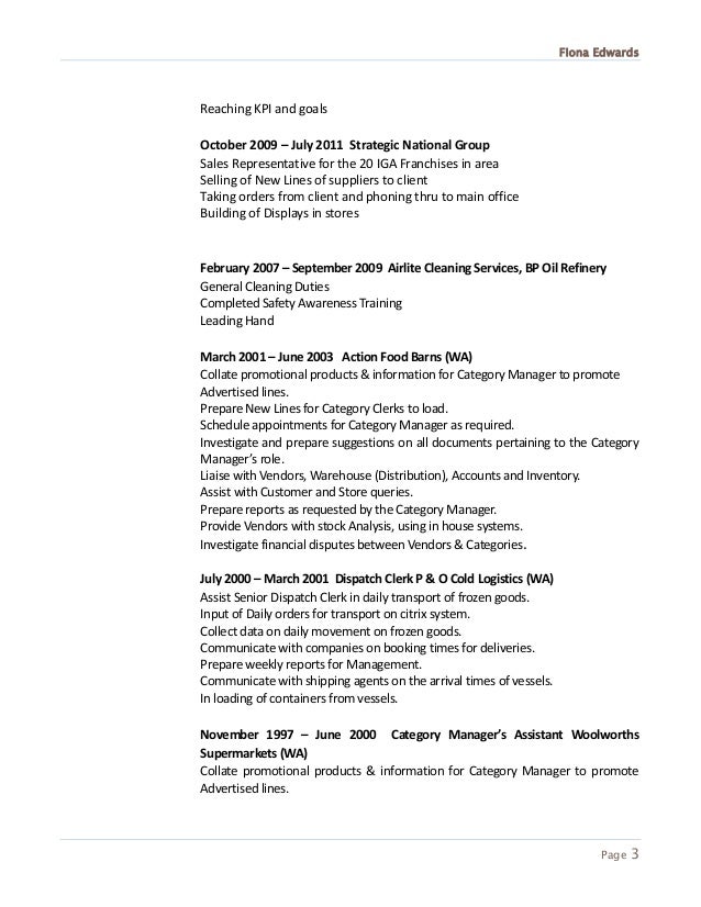 fiona resume