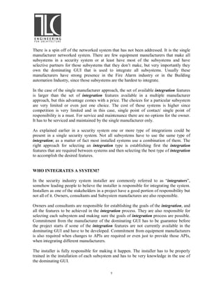 SECURITY SYSTEM INTEGRATION | PDF