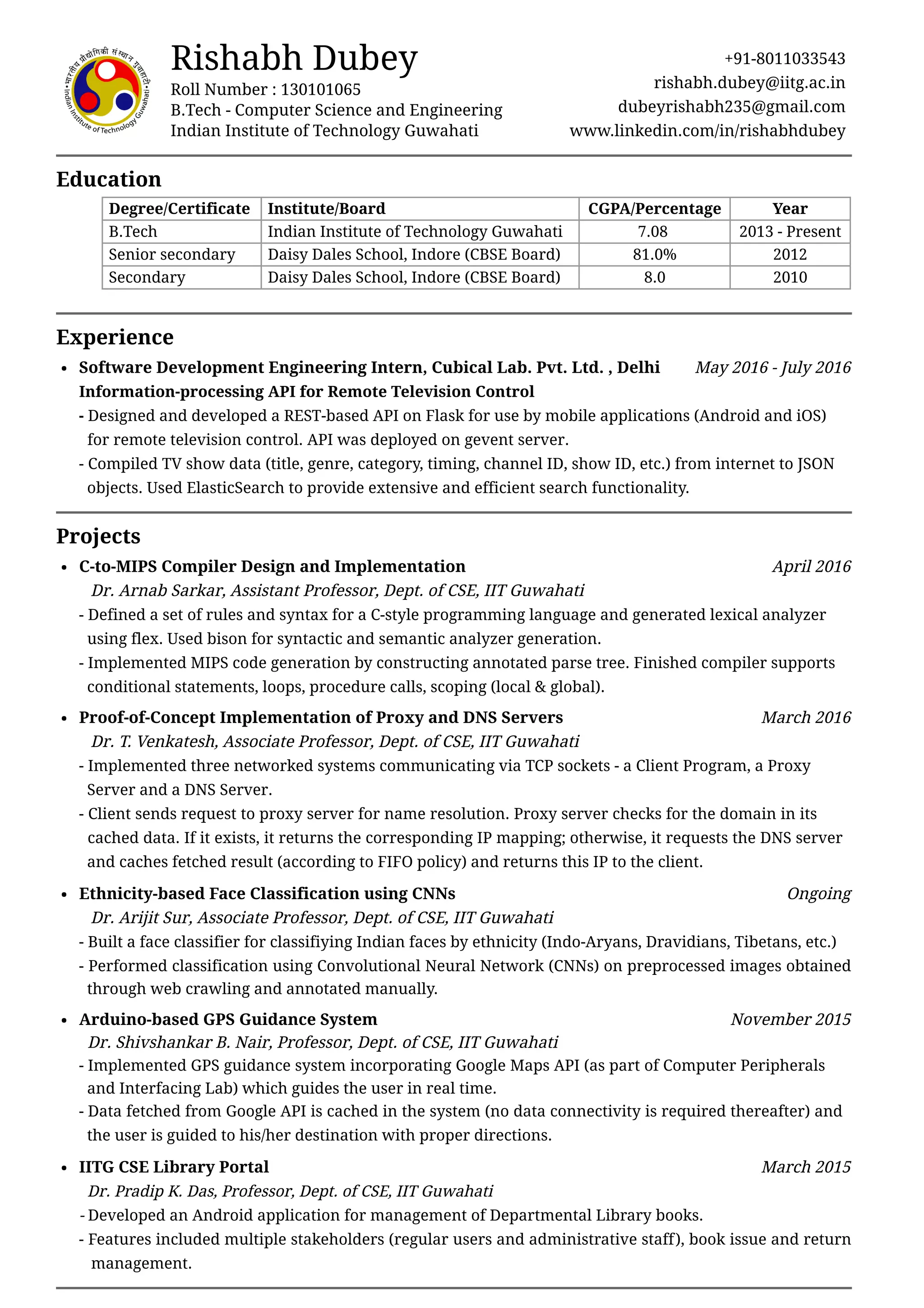 Resume generator2 | PDF