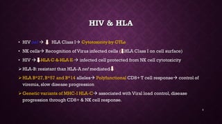 HIV & HLAHIV & HLA
9
 