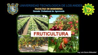 UNIVERSIDAD TECNOLOGICA DE LOS ANDES
Ing. Luis Oscco Aldazabal
 