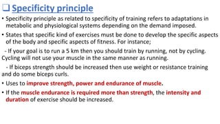 Exercises and its_principles