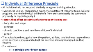 Exercises and its_principles