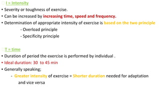 Exercises and its_principles