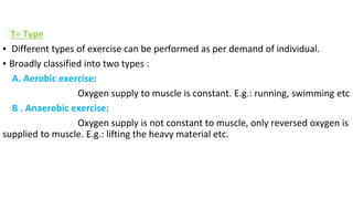 Exercises and its_principles