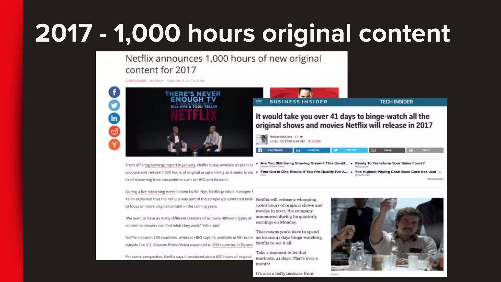 2017 - 1,000 hours original content