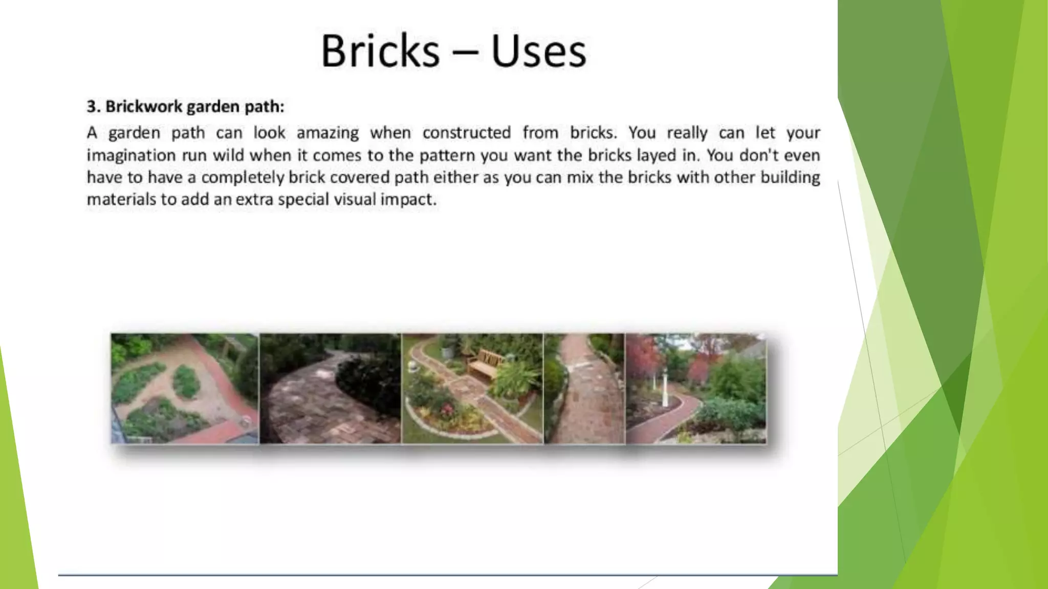 Identifying bricklaying material | PPT