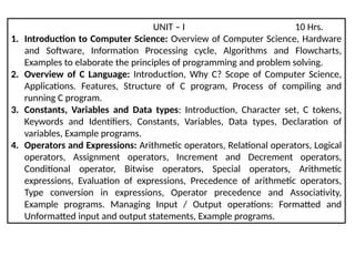 Comprehensive Introduction to Programming Principles Using C Language ...