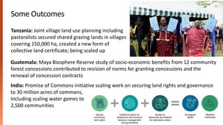 Tenure Security and Landscape Governance of Natural Resources | PDF