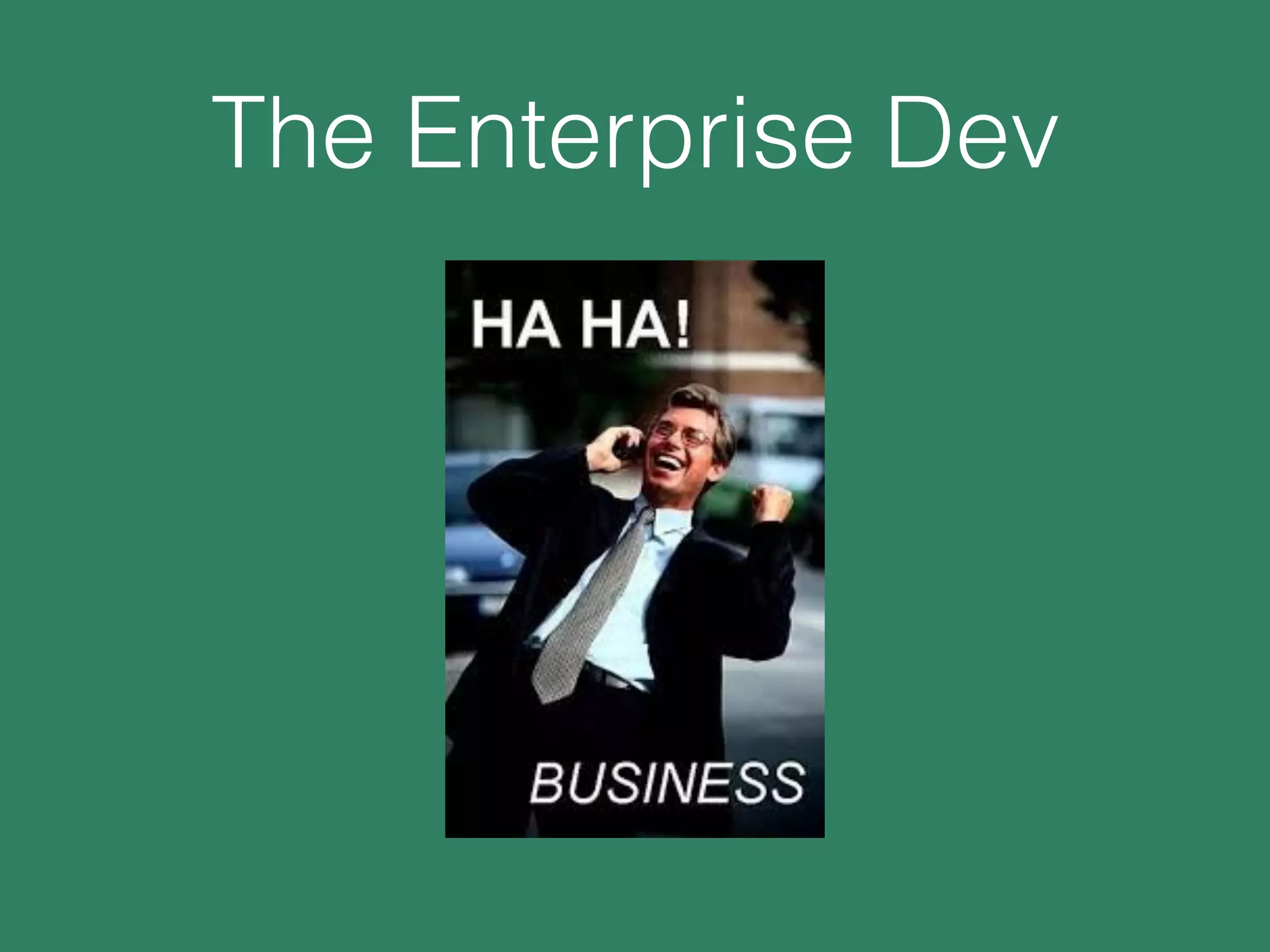 The Enterprise Dev