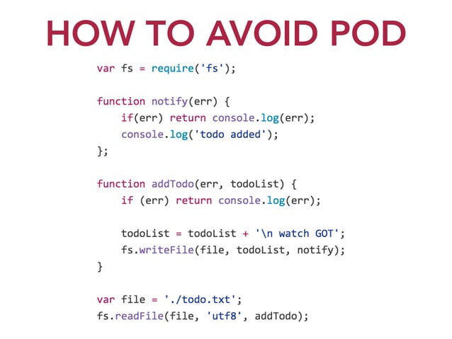 The Evolution of Asynchronous Javascript - Alessandro Cinelli ...