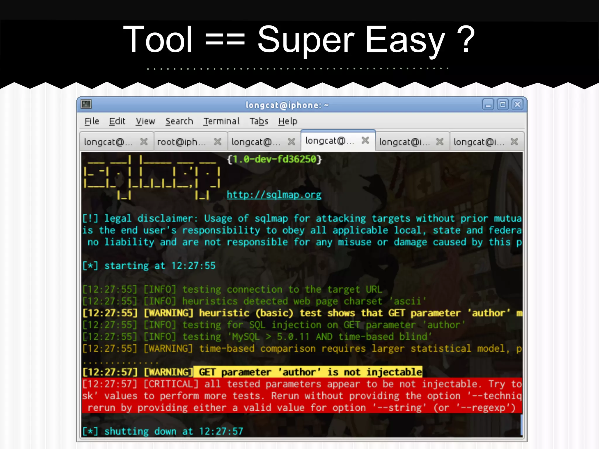 Tool == Super Easy ? 
 