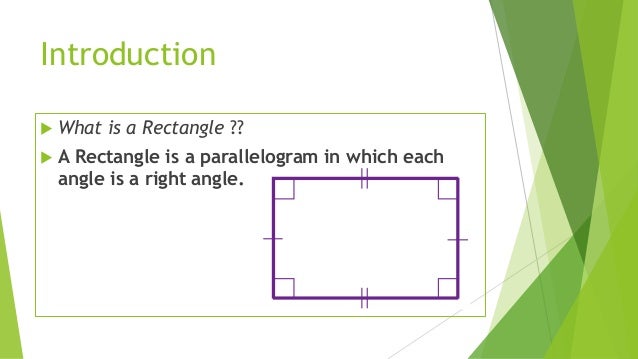 Rectangles
