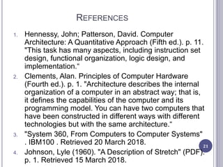 computer Architecture | PPTX