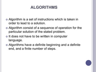 Introduction to computer science | PPTX