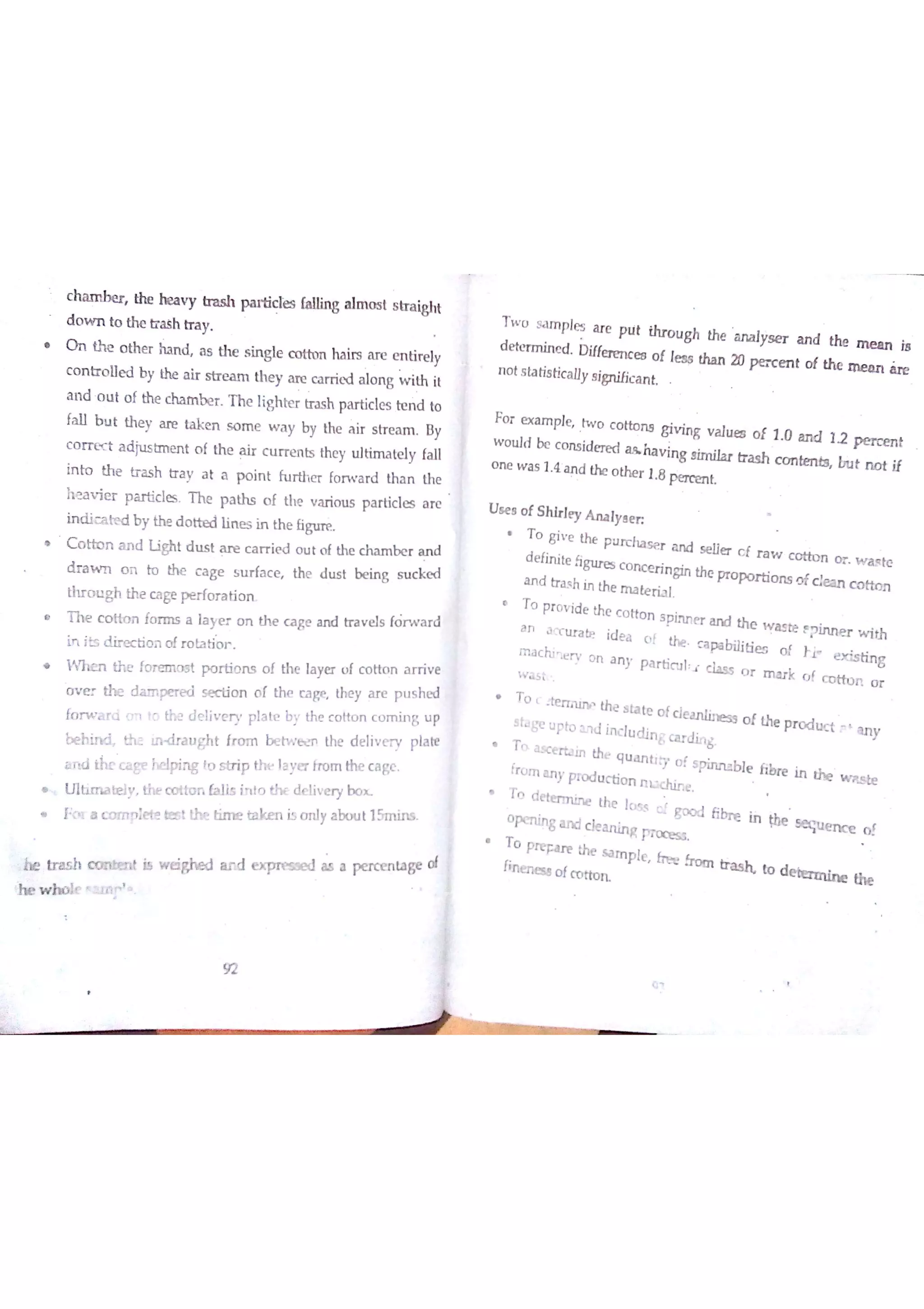 Textile Testing & Quality Control -I (notes)