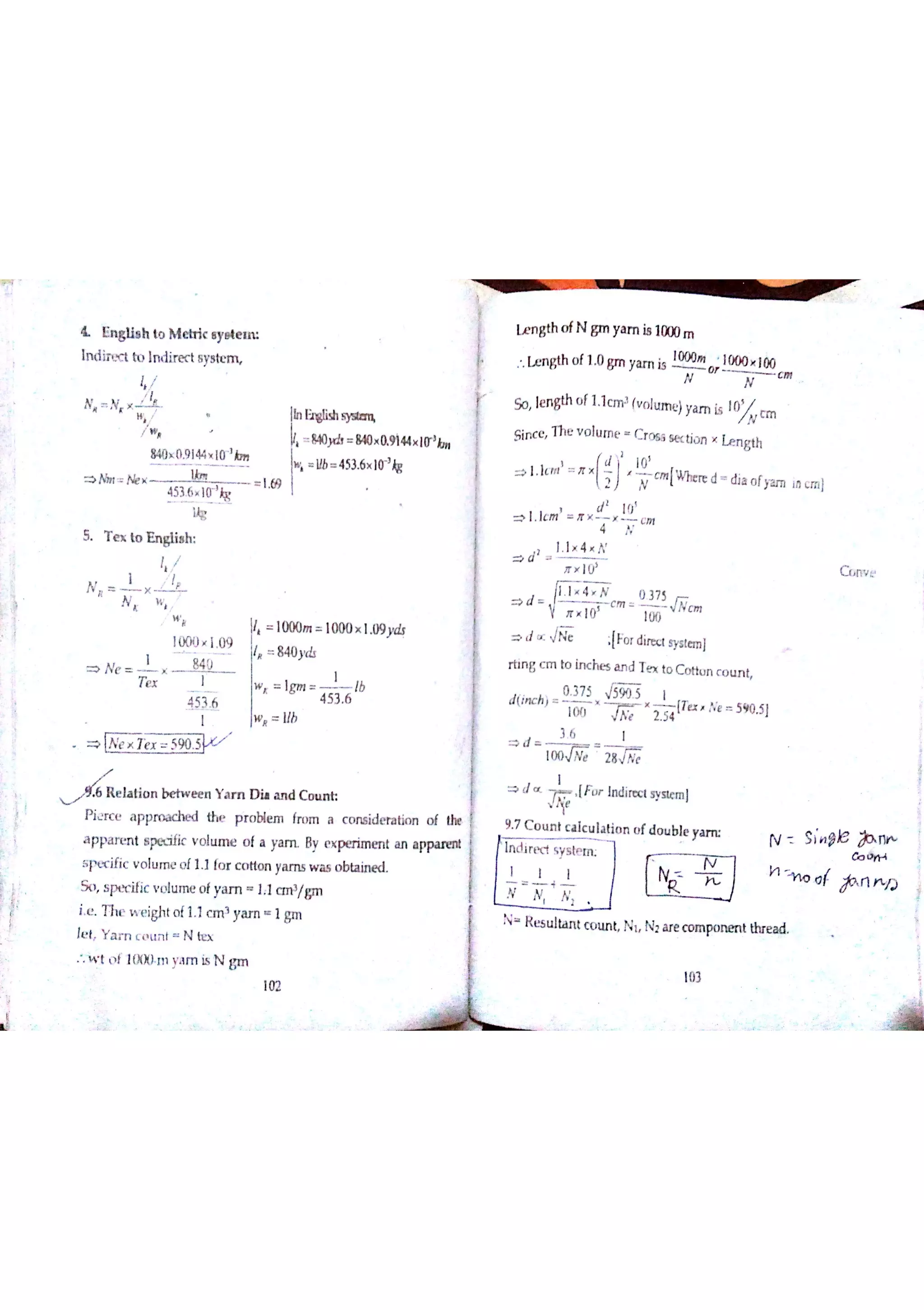 Textile Testing & Quality Control -I (notes)