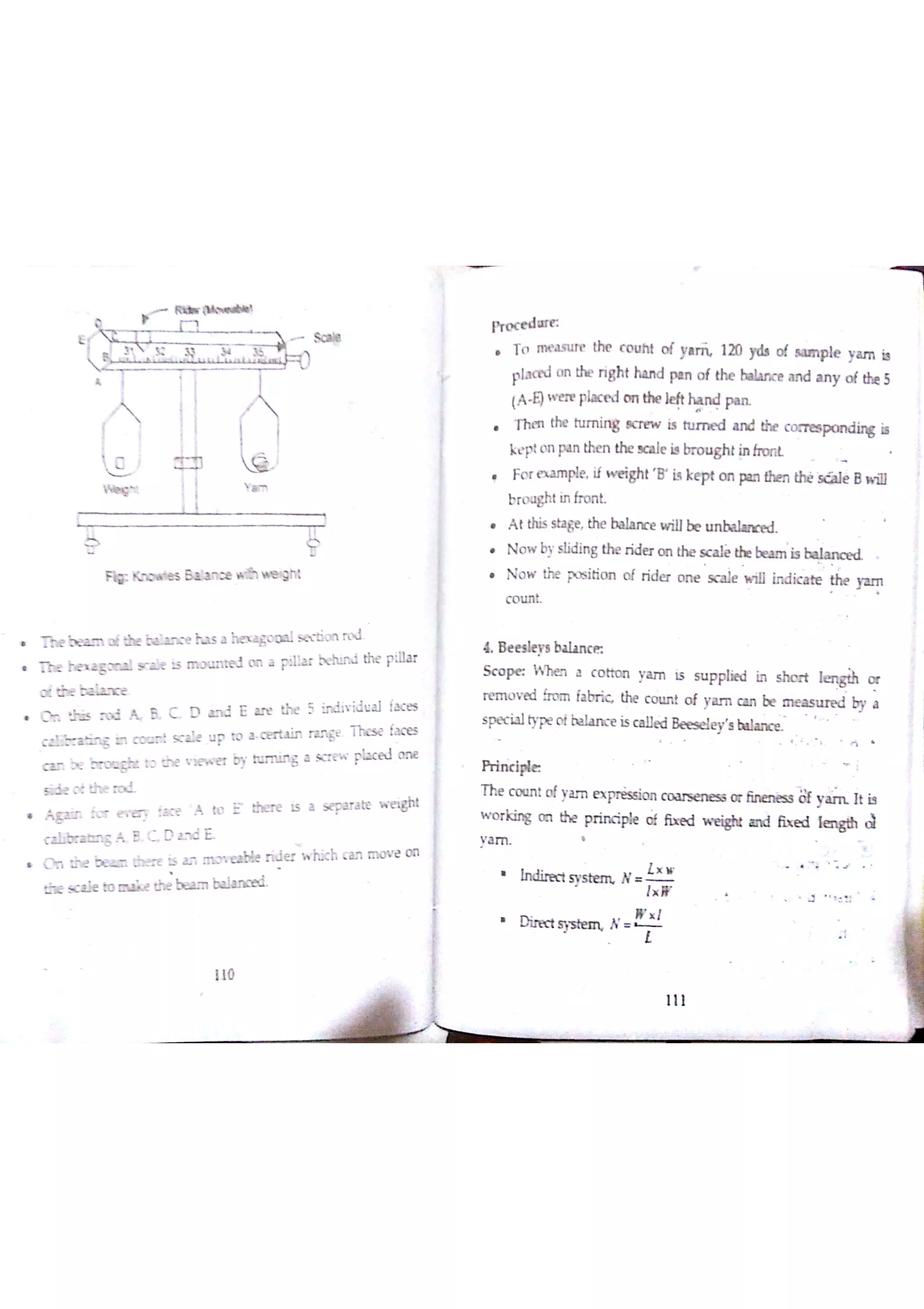 Textile Testing & Quality Control -I (notes)