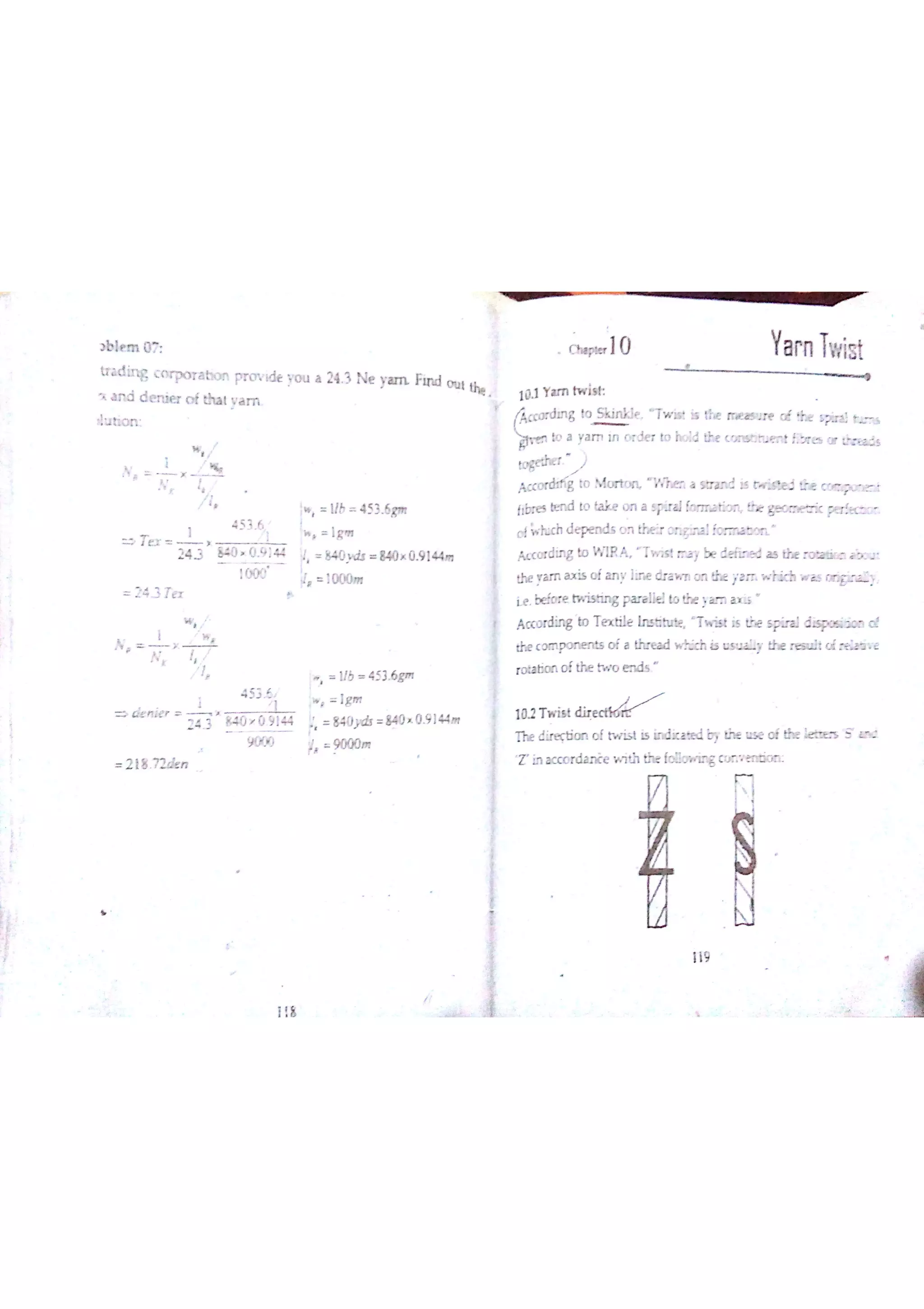 Textile Testing & Quality Control -I (notes)