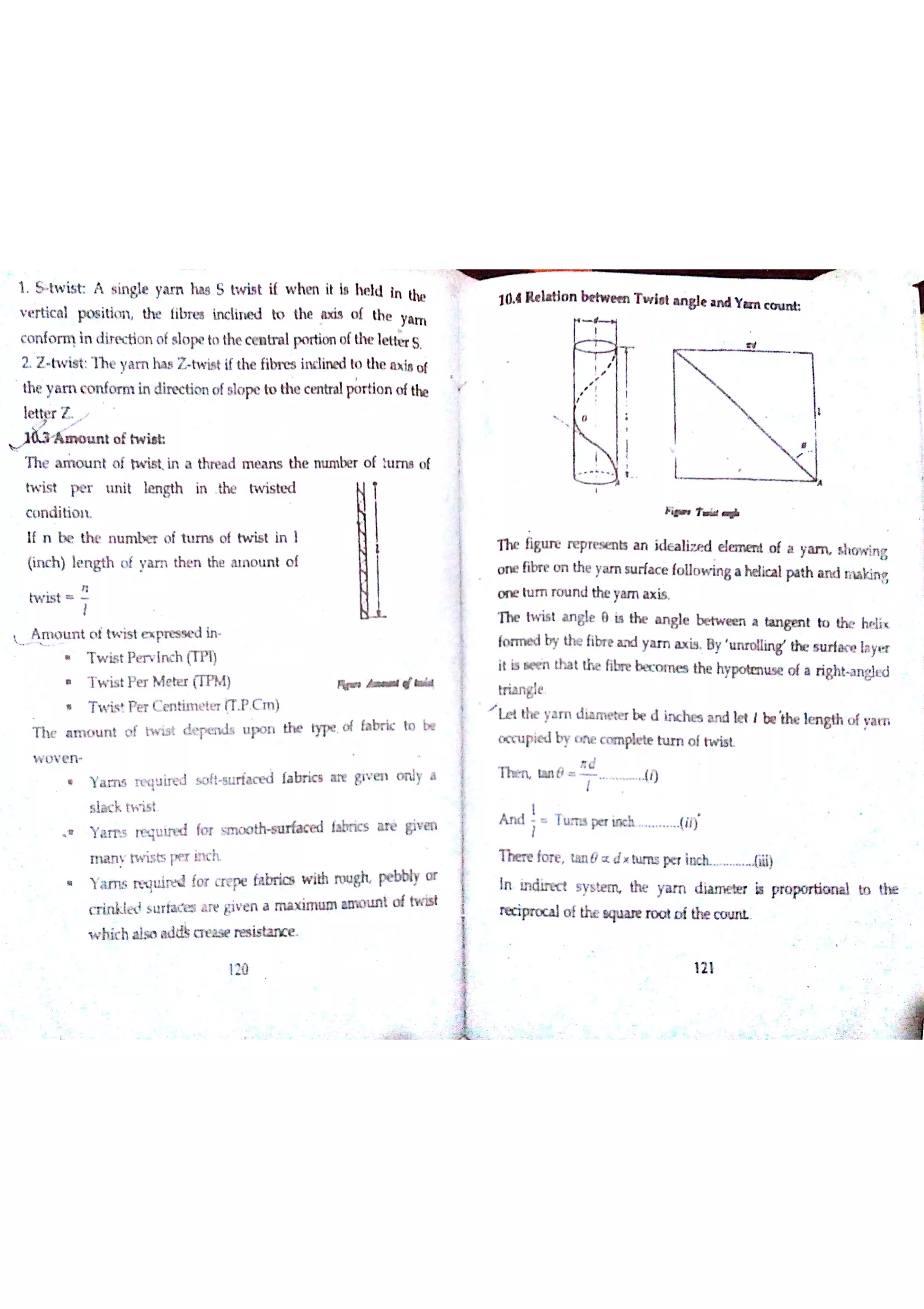 Textile Testing & Quality Control -I (notes)