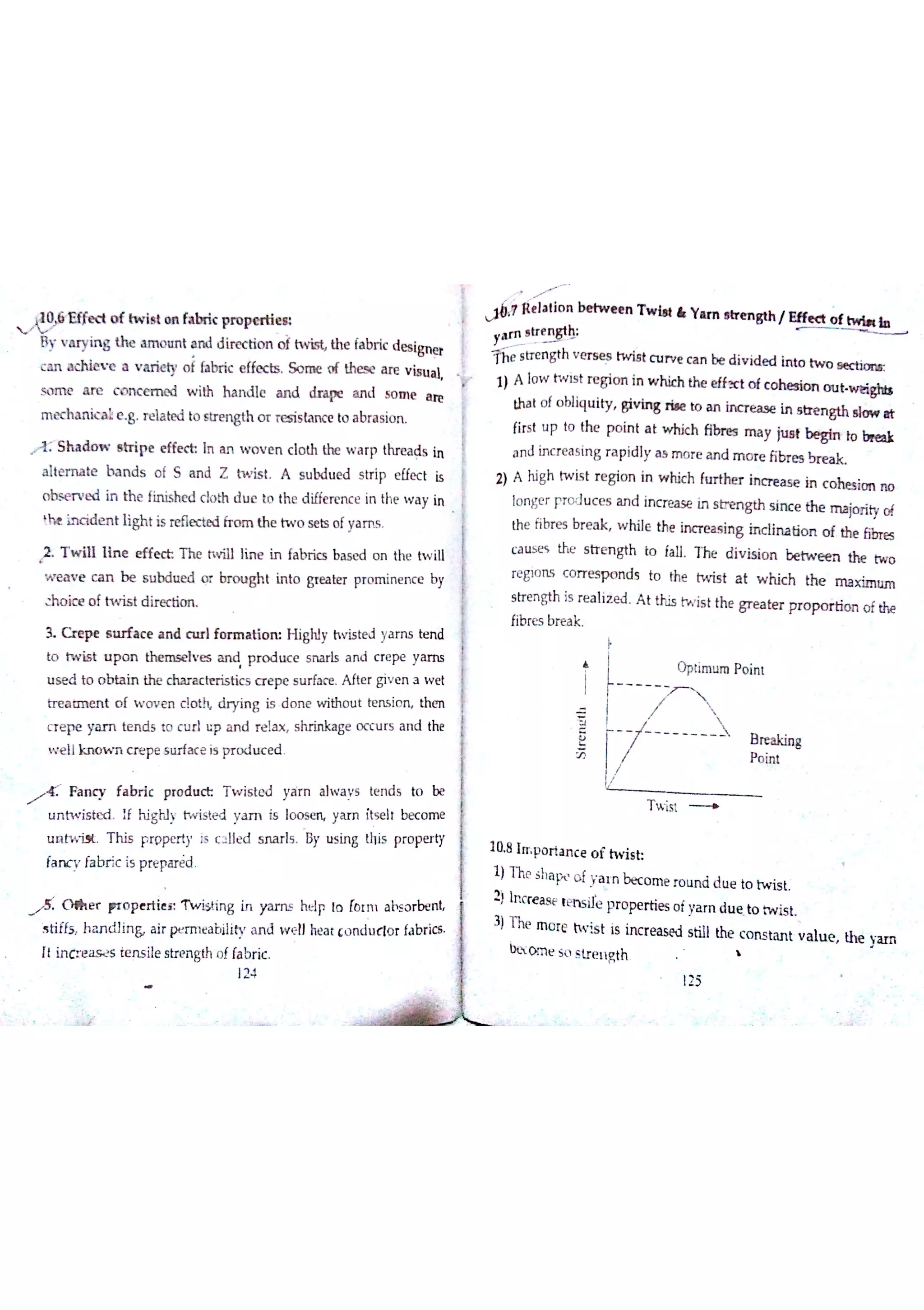 Textile Testing & Quality Control -I (notes)