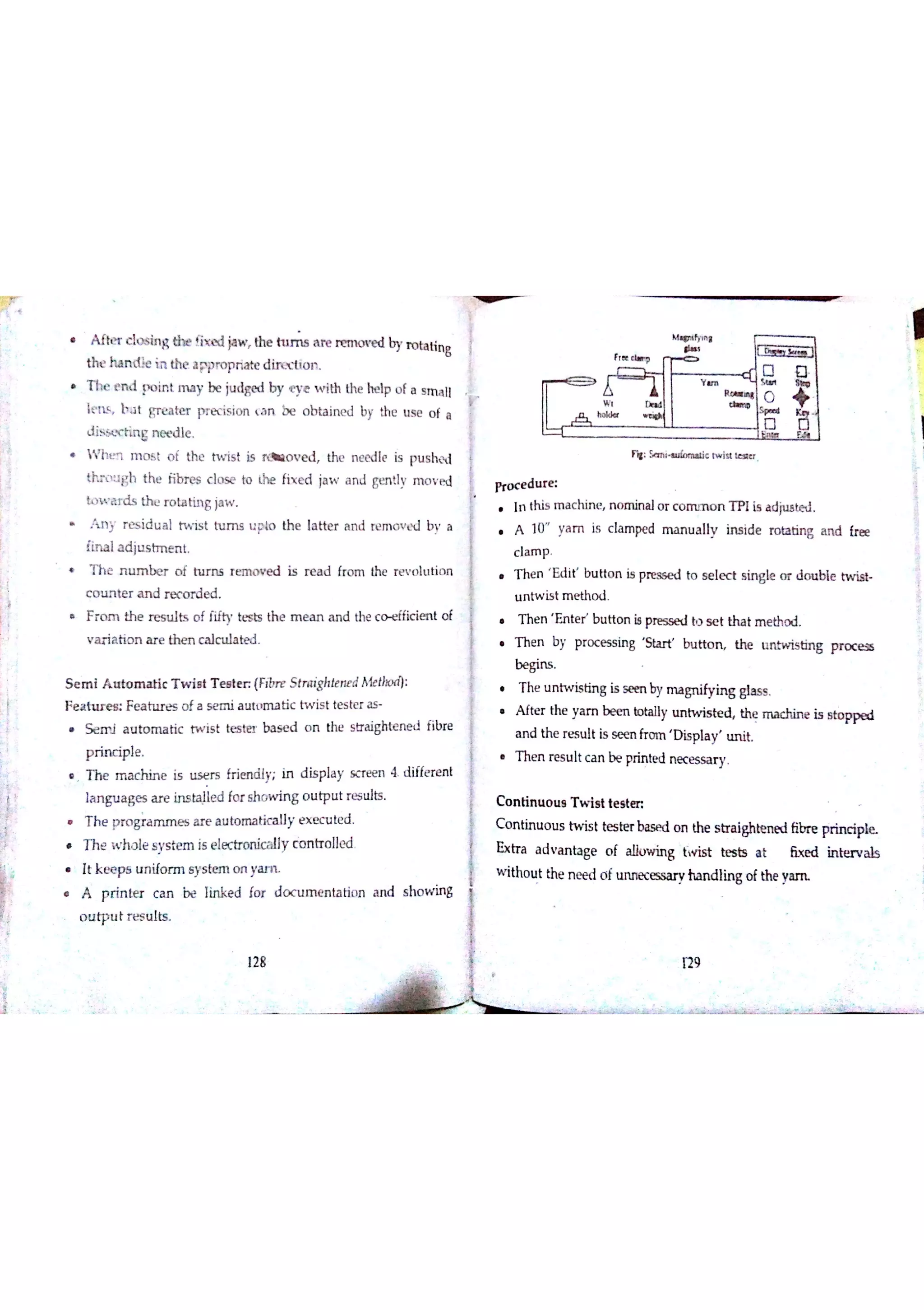Textile Testing & Quality Control -I (notes)