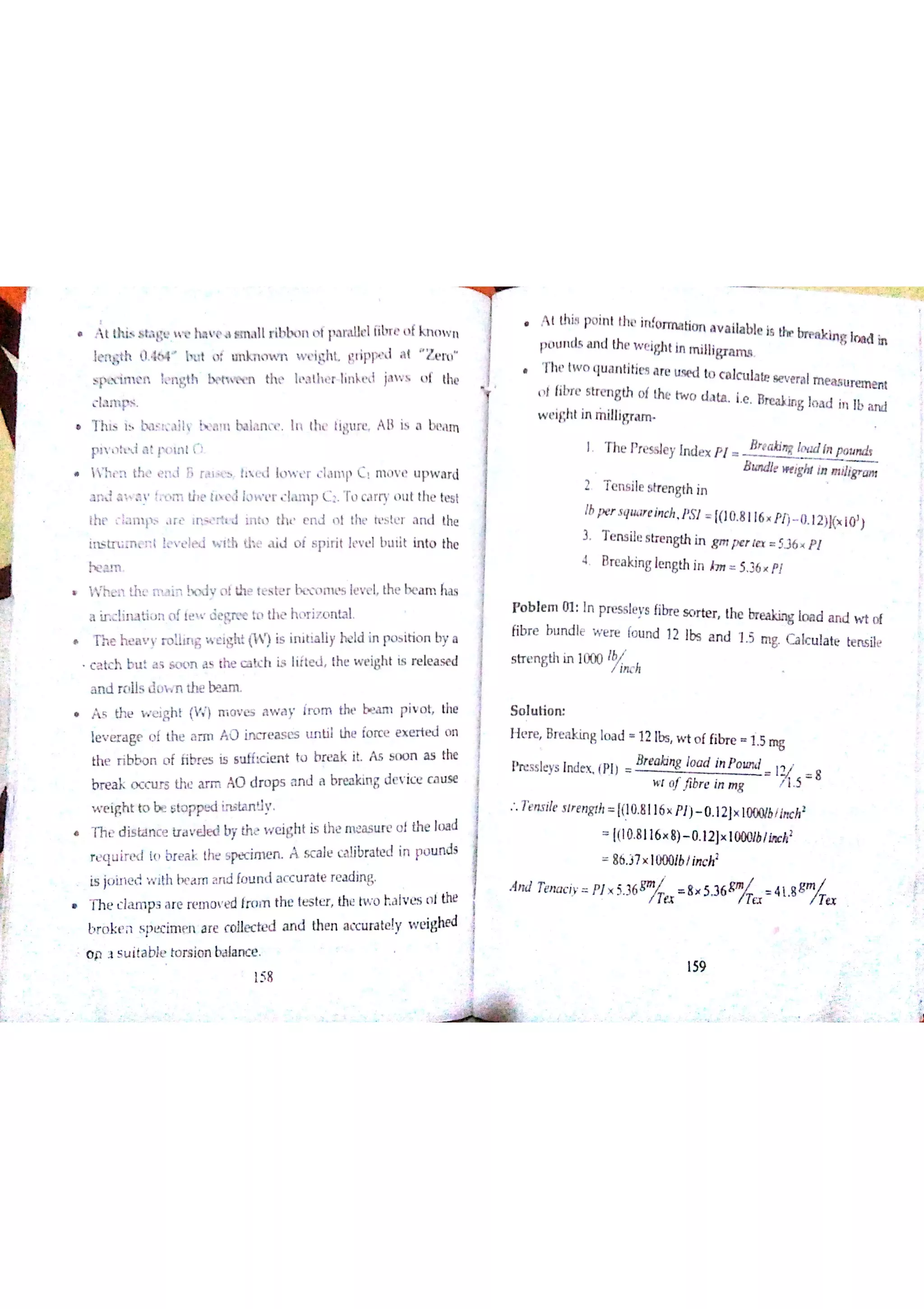 Textile Testing & Quality Control -I (notes)