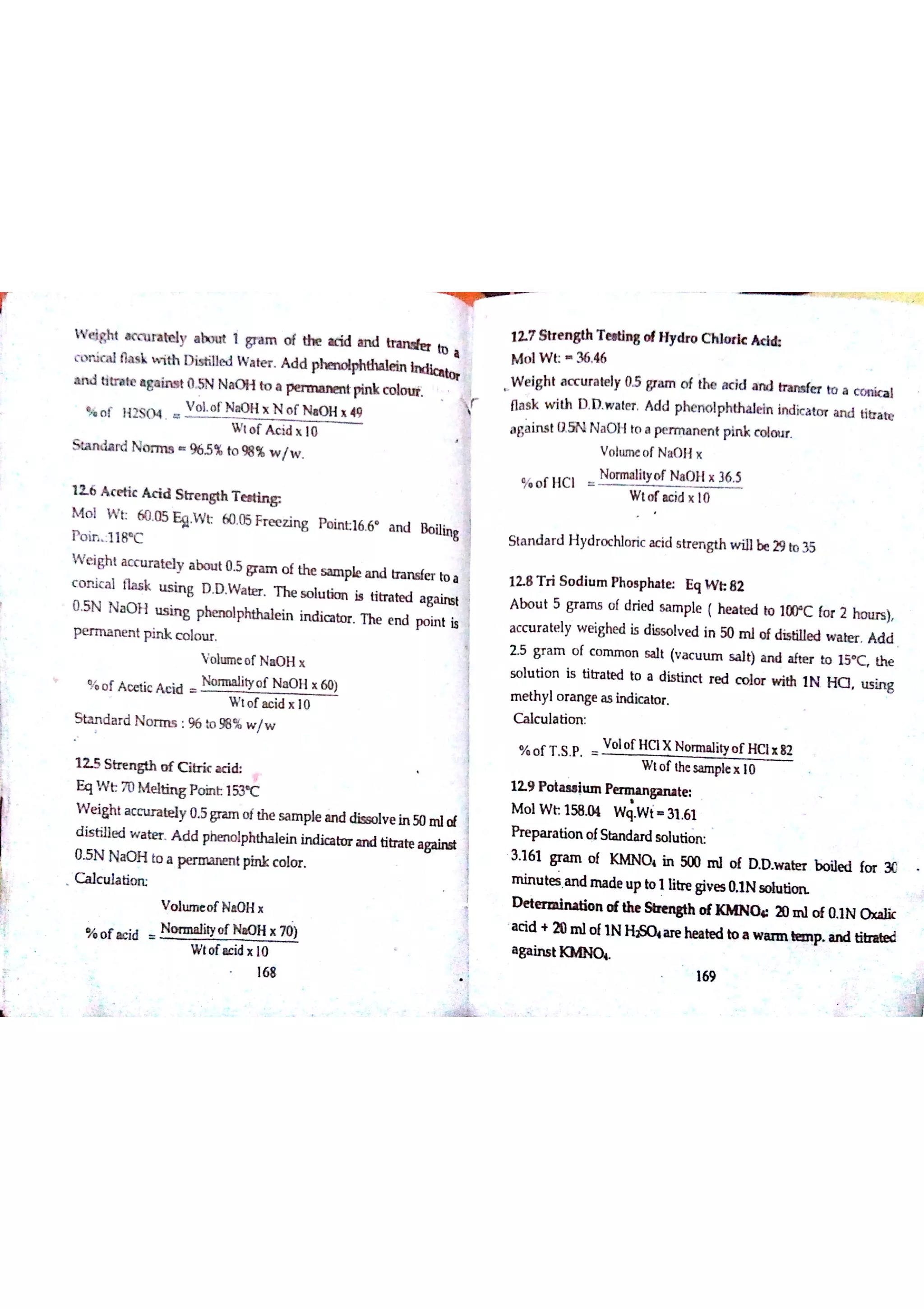 Textile Testing & Quality Control -I (notes)