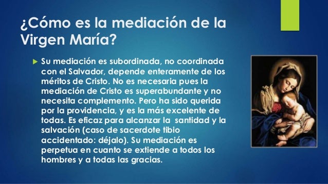 Resultado de imagen para MARÍA, MADRE Y MEDIANERA DE LA GRACIA