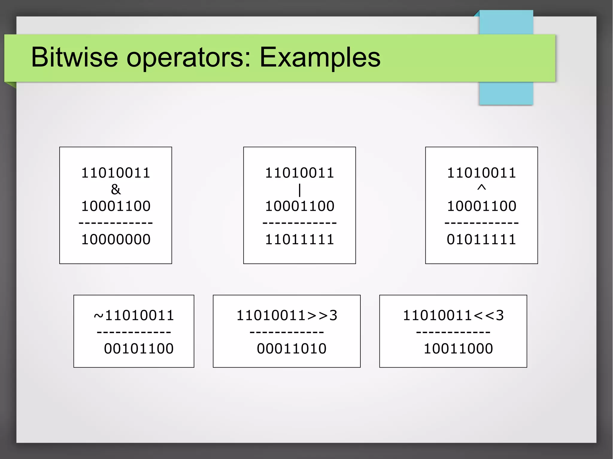 Module 00 Bitwise Operators in C | PDF