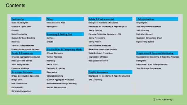 motorway construction project execution plan project execution plan