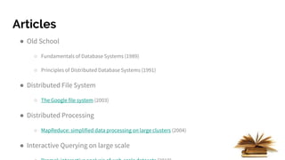 Distributed Databases - Concepts & Architectures | PPTX