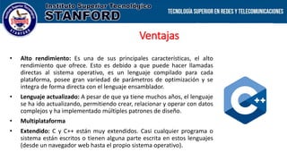 LENGUAJE C++ | PPTX