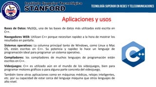 LENGUAJE C++ | PPTX