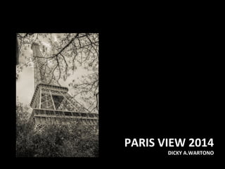 PARIS VIEW 2014 
DICKY A.WARTONO 
 