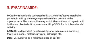 Pathophysiology and clinical management of tuberculosis | PPTX