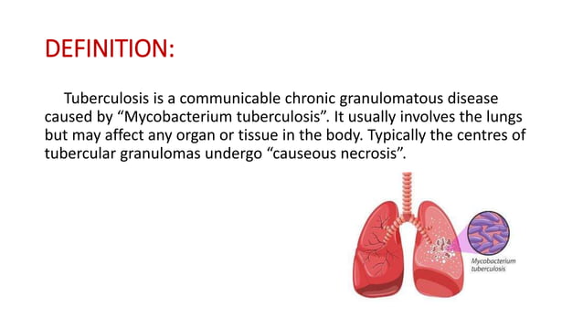 Pathophysiology and clinical management of tuberculosis | PPTX | Lung ...