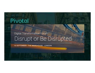 5© 2016 Pivotal Software, Inc. All rights reserved.
Cloud Native Power Lunch Series
 
