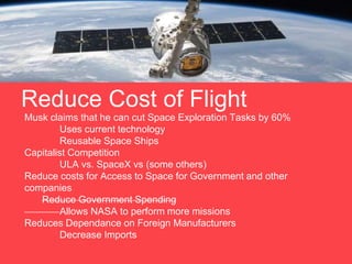 AP Macroeconomics - SpaceX Final Project | PPTX
