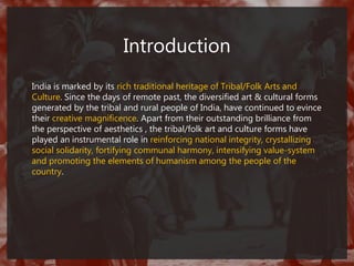 0 preservation of heritage and tribal culture | PPTX