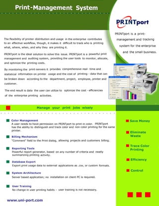 PRINTport Brochure oct 10