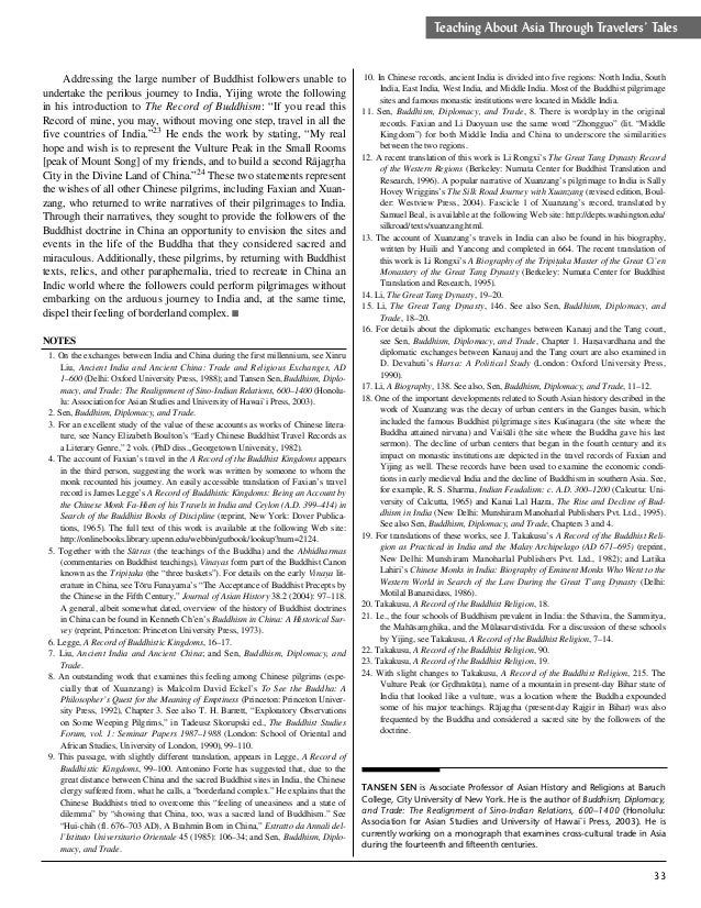 the travel records of chinese pilgrims faxian xuanzang and yizing writing your own letter of recommendation for graduate school