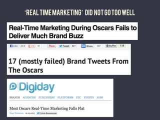 REAL TIME MARKETING did not go too well	
  
 