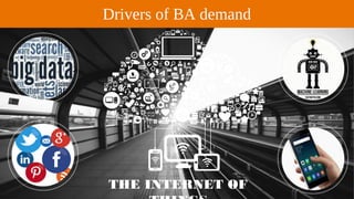 Drivers of BA demand
THE INTERNET OF
 
