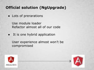 Angular migration | PPTX