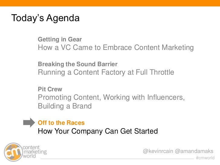 Today S Agenda Getting In Gear Today S Agenda Getting In Gear