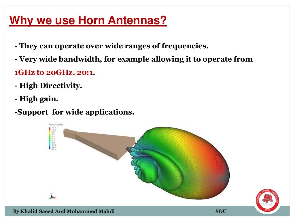 Horn Antenna presentation of Antenna Theory